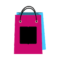 Kvadrat_shopping heart shopping mall handle Sticker