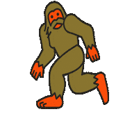 maevechocolate seattle sasquatch maeve big foot Sticker