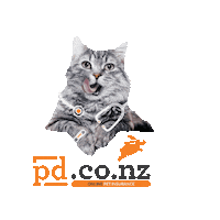 Cat Kitten Sticker by pd.co.nz