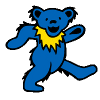 Grateful Dead Bear Sticker by Rhino Records