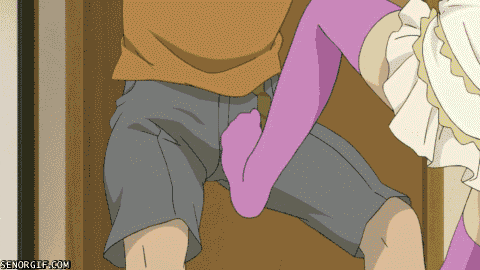 kick right in the nuts GIF by Cheezburger