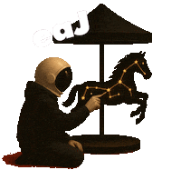 Merry Go Round Eaj Sticker