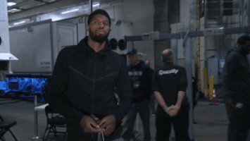 paul george arrival GIF by NBA