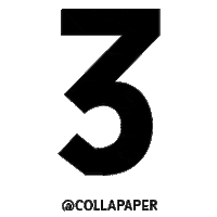 Number Sticker by COLLA PAPER