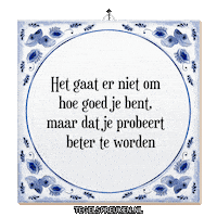 Humor Focus Sticker by Tegelspreuken.nl