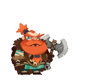 MadRaidGame angry angry man torsten mad raid Sticker