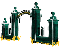 ndsu green yellow ndsu gate Sticker