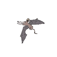 melissagenthner bat rat melissa fists Sticker