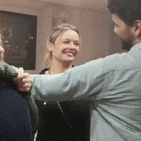 Hugging Cuddle GIF by The official GIPHY Page for Davis Schulz