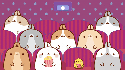 molangofficialpage giphyupload party netflix cartoon GIF