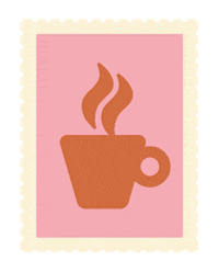 Coffee Cafe Sticker by Papier Tigre
