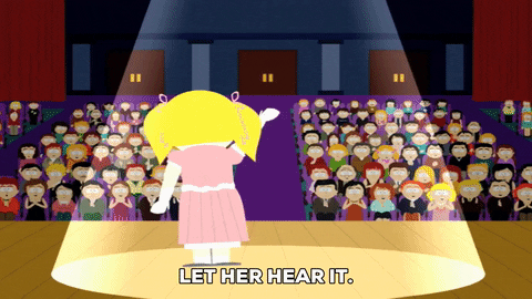 stage applause GIF by South Park 