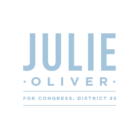Texas Elections Sticker by Julie Oliver