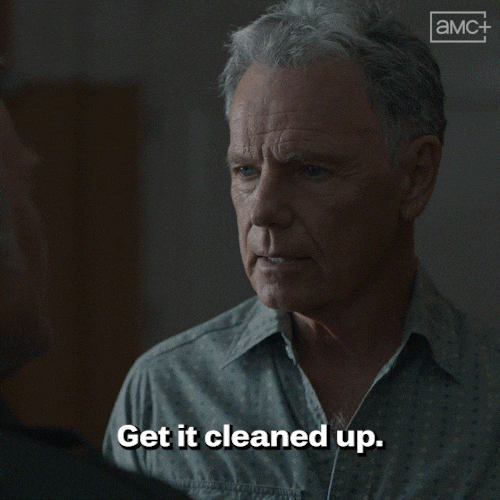 Clean Up Television GIF by AMC Networks