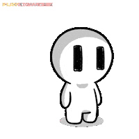 Shocked Fall Sticker by Playgigaverse