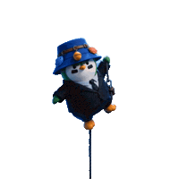 Climbing Hanging Sticker by ZaddyFi