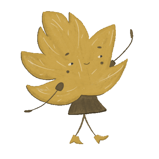 cathypavlova nice autumn forest leaf Sticker