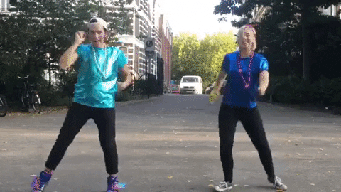 happy friends GIF
