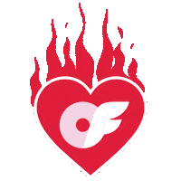 Valentines Day Fire Sticker by OnlyFans