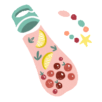 Summer Drink Sticker