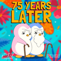 Getting Old Still Waiting GIF by Pudgy Penguins