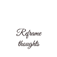 theselfworthmovement thoughts the self worth movement reframe thoughts Sticker