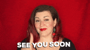 See Ya Redhead GIF by Christine Gritmon