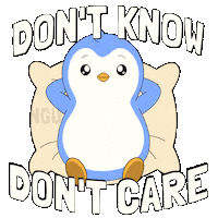 So What Idk Sticker by Pudgy Penguins
