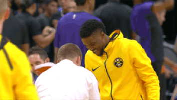 Denver Nuggets Wink GIF by NBA