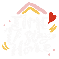 Time Home Sticker