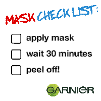 mask checklist Sticker by Garnier CZSKHU