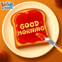 Good Morning Love GIF by Lucas and Friends by RV AppStudios