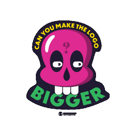 Black_Owl_Design giphygifmaker logo skeleton designer Sticker