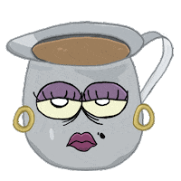 Cafe Con Leche Wow Sticker