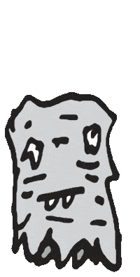 Ghost Flying Sticker