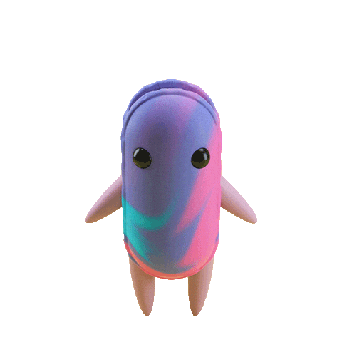 Happy Cotton Candy Sticker