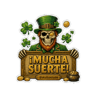 San Patricio Halloween Sticker