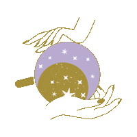 Crystal Ball Sticker by Harney and Sons Tea