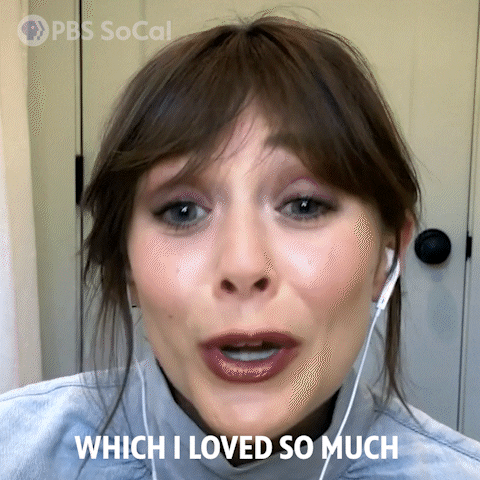 Elizabeth Olsen Celebrity GIF by PBS SoCal