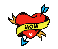 Mothers Day Heart Sticker by iFLY Indoor Skydiving