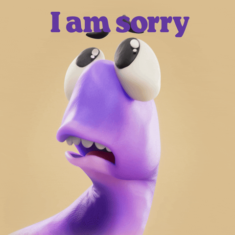 Sad I Am Sorry GIF by Claynosaurz
