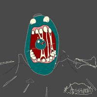 GARUDAVFX cartoon loop angry scary GIF