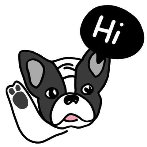 dog hello Sticker by Ivo Adventures