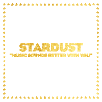 with you stardust Sticker by Because Music