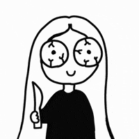 natalycomics angry comic comics knife GIF