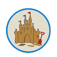 Sand Castle Sticker by Skallywag Media