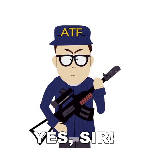 Gun Yes Sticker by South Park