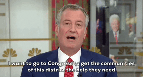 Bill De Blasio Congress GIF by GIPHY News