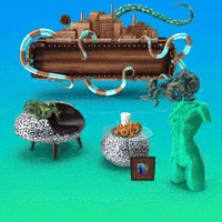 The Sea Octopus GIF by The LSD Hotel