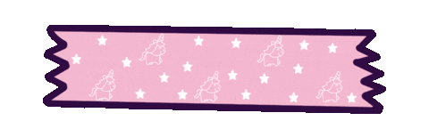 Unicorn Scotch Sticker by Rêve en coton